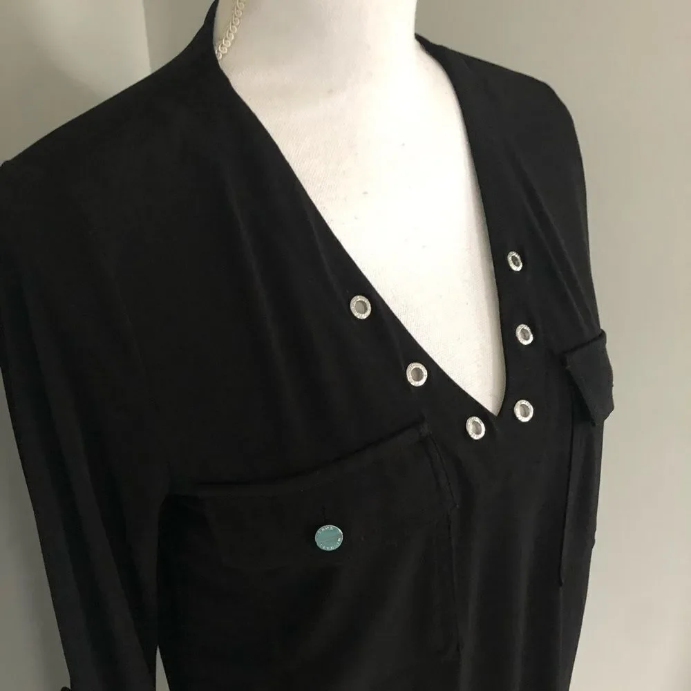Michael Kors Black Long Sleeve Dress